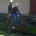 Pasivažinėjimas bėginiu triračiu.