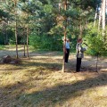 Paminklu paženklintoje geto vietoje aiėjo K. Grigaliūno trimitas ir prisiminimų įrašai.