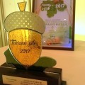 Turizmo gilė ir apdovanojimą liudijantis diplomas.