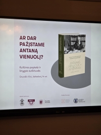 Naujoji Muziejaus knyga pirmiausiai pristatyta Vilniaus universitete.