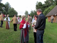 Joninių šventė J. Biliūno sodyboje.