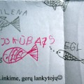 Laiško fragmentas.