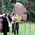 Sukilėlių manifestas – autentiškas dokumentas iš praeities. Jį skaito Viešintų klojimo teatro aktorius Liudas Stakus.