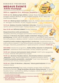 Medaus šventės programa.
