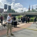 „Šventosios atspindžiai“ – vaizdo ir garso instaliacijos pristatymas šeštadienio rytmetį.