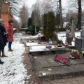 Čekonių kapinėse, kur šalia artimųjų palaidota O. Sedelskytė.