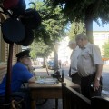 Pokalbiai apie senąjį Anykščių geležinkelį Siauruko gyvojoje ekspozicijoje.