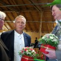 Siauruko muziejaus mecenatas Jozefas Fiedorovičius ir Seimo nariai Anykštėnai Antanas Baura ir Sergejus Jovaiša.