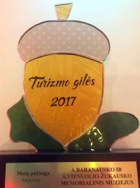 Muziejaus pelnytas prizas.