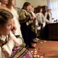Kalėdinis vaidinimas, minint rašytojos gimtadienį. D. Nefienės nuotrauka