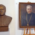 Rašytojų portretų paroda A. Vienuolio name-muziejuje.