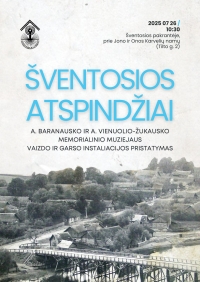 Vaizdo ir garso instaliacijos reklama.